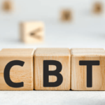 CBT = Cock and Ball Torture: Symbolbild: Holzwürfel mit den Buchstaben CBT Englisch: Symbolic image: Wooden cube with the letters CBT