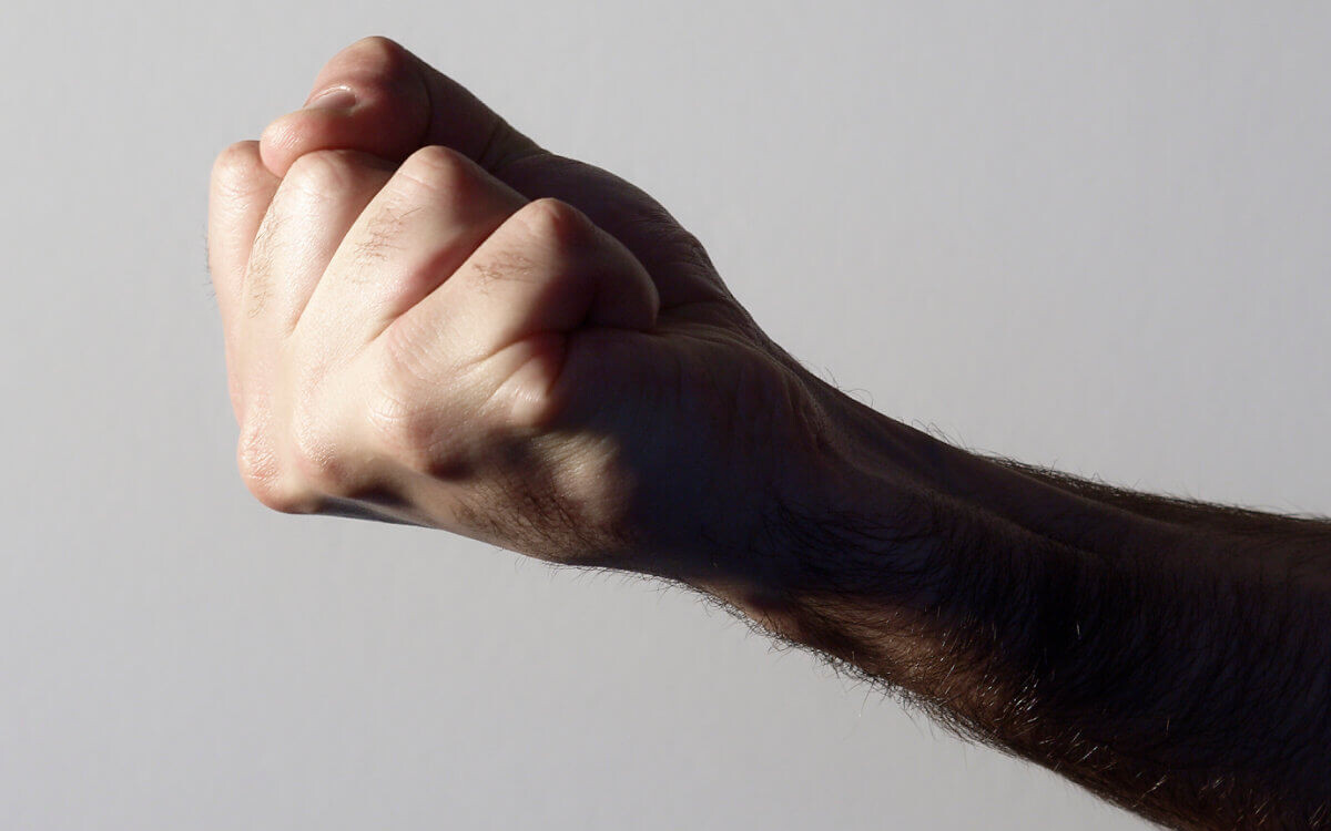 Fisting Mythen Symbolbild: Faust Englisch: Fisting myths Symbolic image: fist