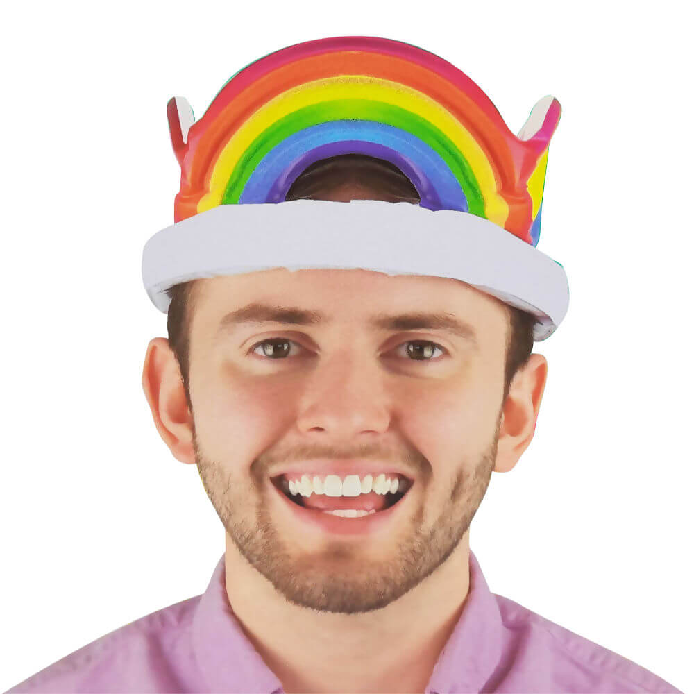 Inflatable Rainbow Crown