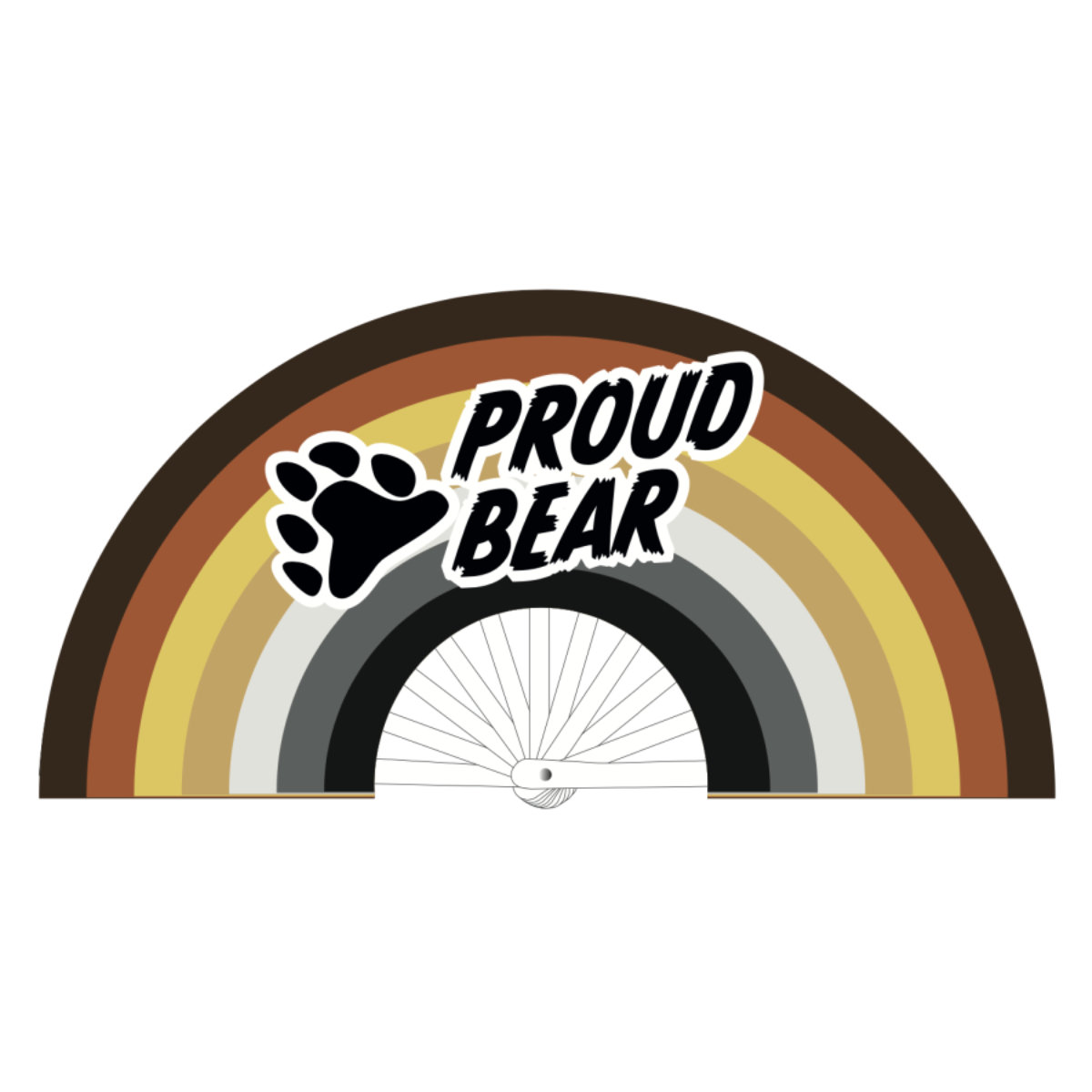 XXL Fan - Proud Bear