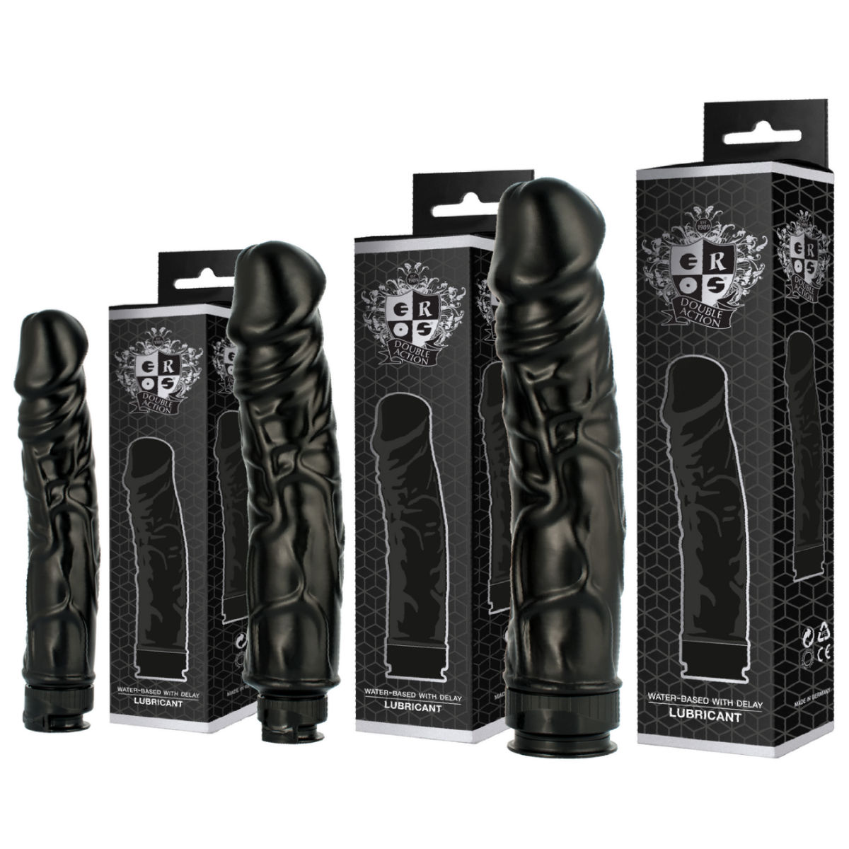 Eros Double Action Delay Dildo Bottle