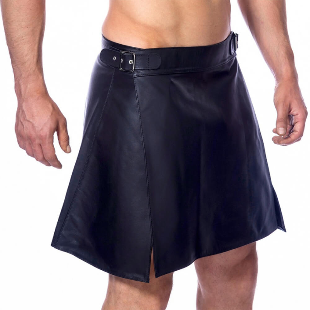 Leather Men Skirt