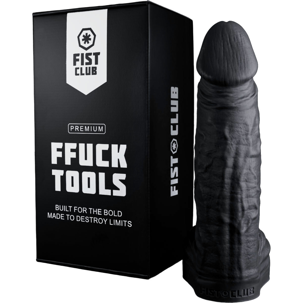 FIST CLUB DILDO - STRETCHPIG [BLACK]