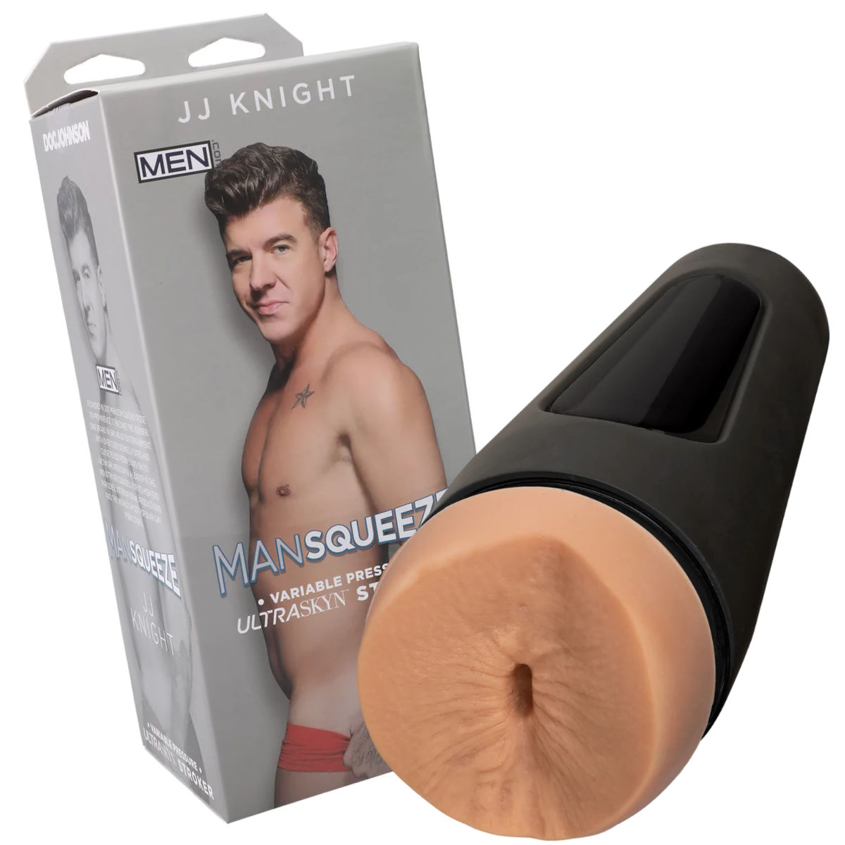 Man Squeeze JJ Knight Stroker