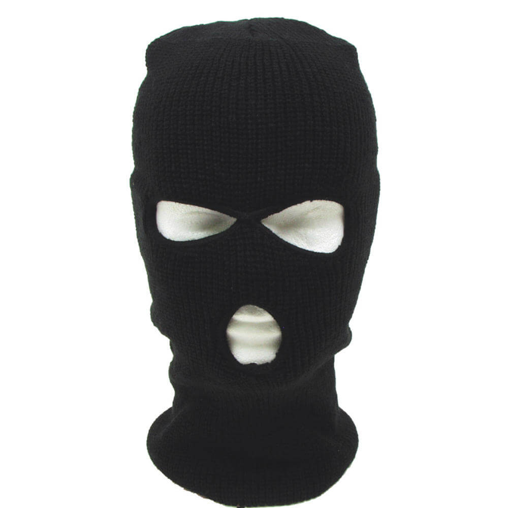 Balaclava Fetish Mask  - Black