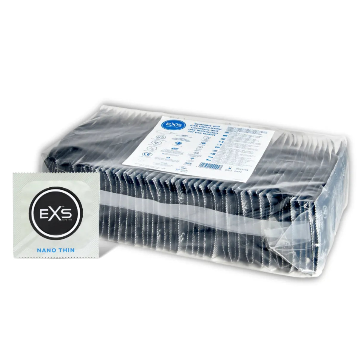 EXS Nano Thin Condoms 100 Pack