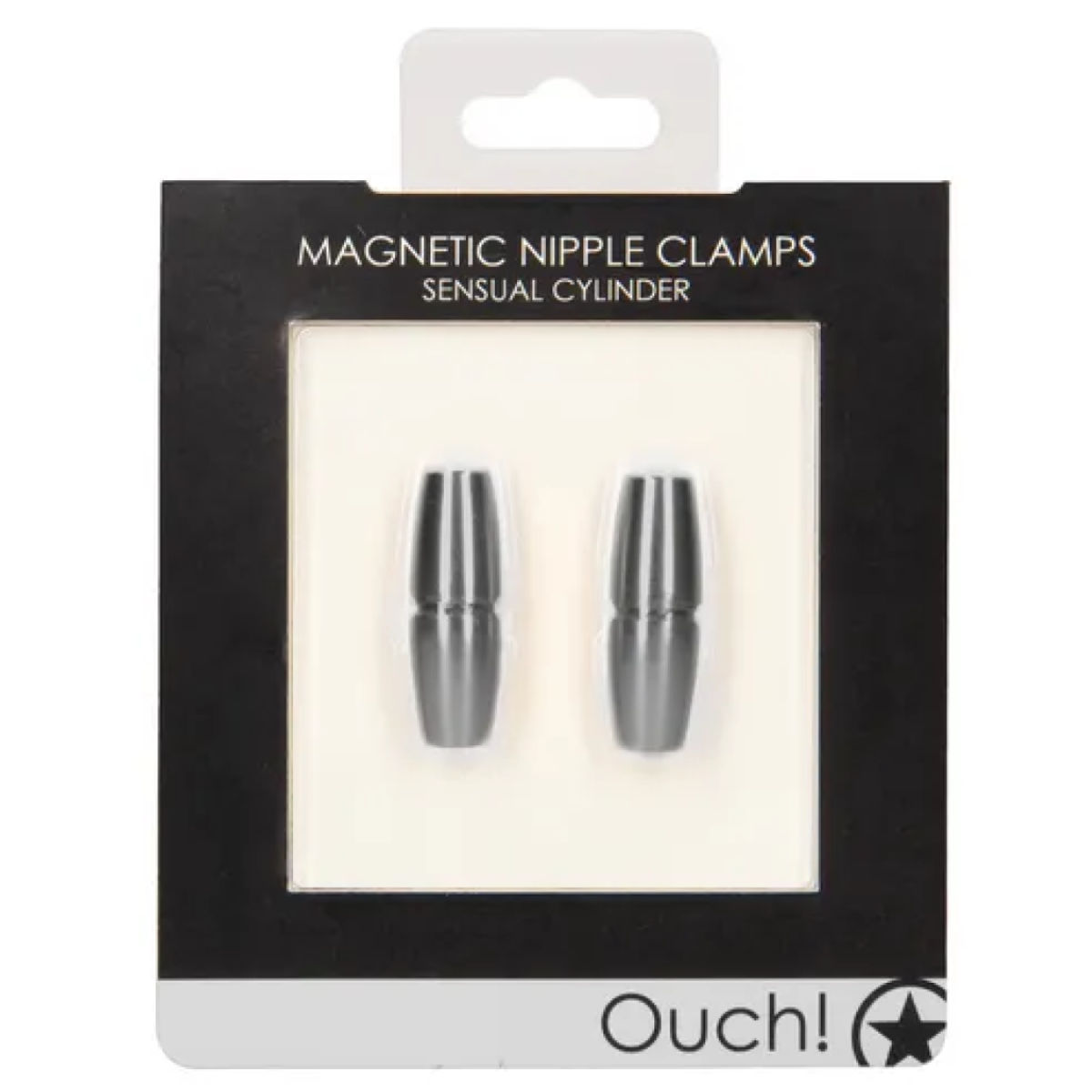 Magnetic Cylinder Nipple Clamps Grey