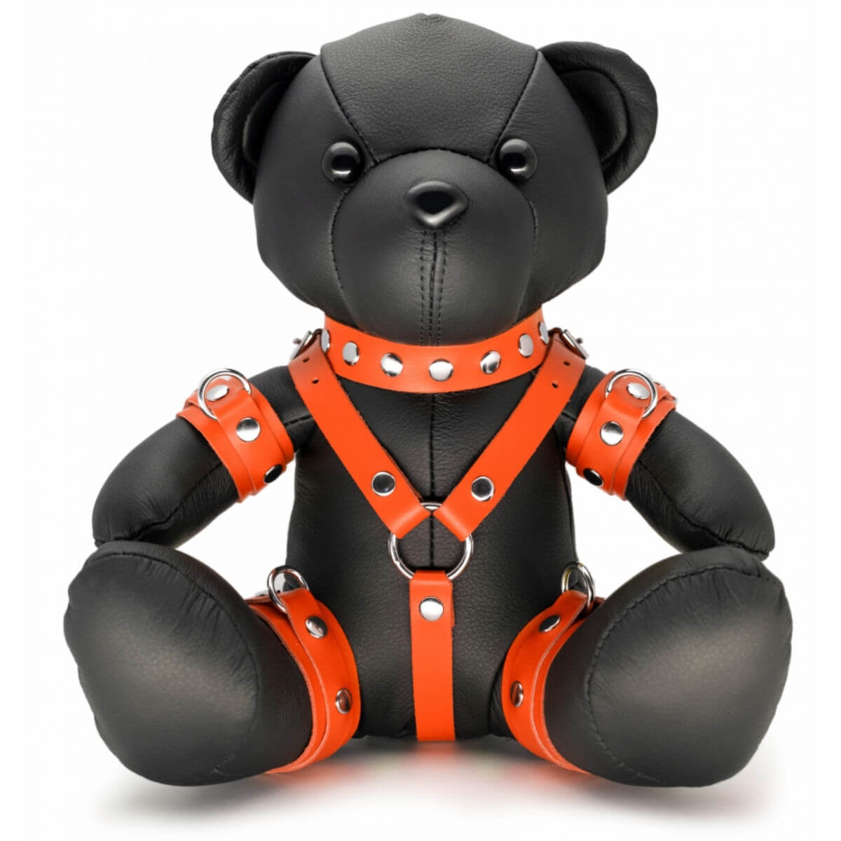 Eddy The BDSM Teddy | Orange Harness