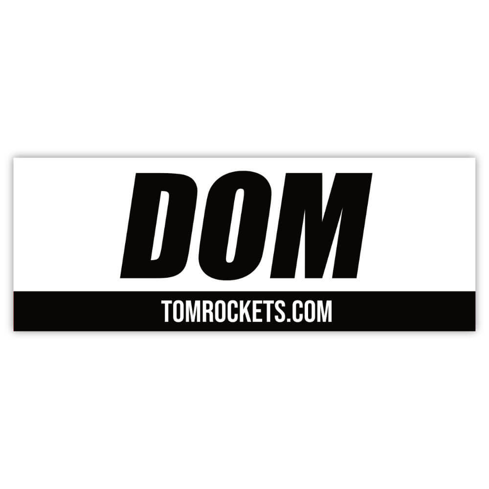 Sticker - Name Tag: DOM