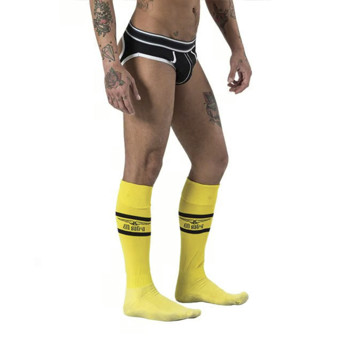 Mister B Football Socks Yellow
