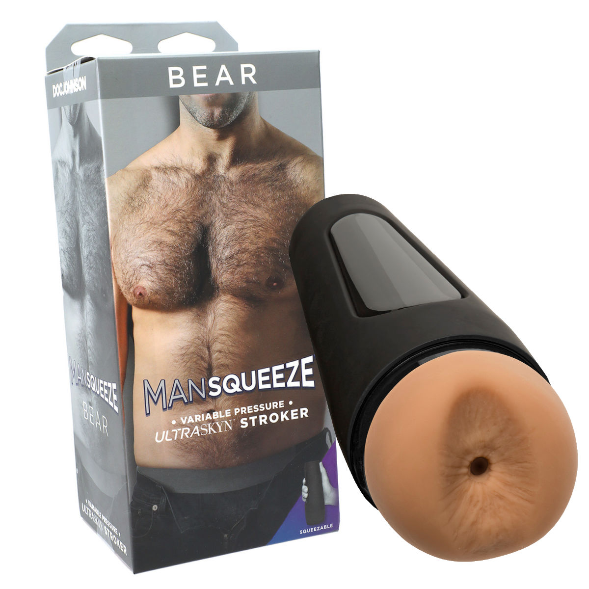 Man Squeeze Bear Stroker