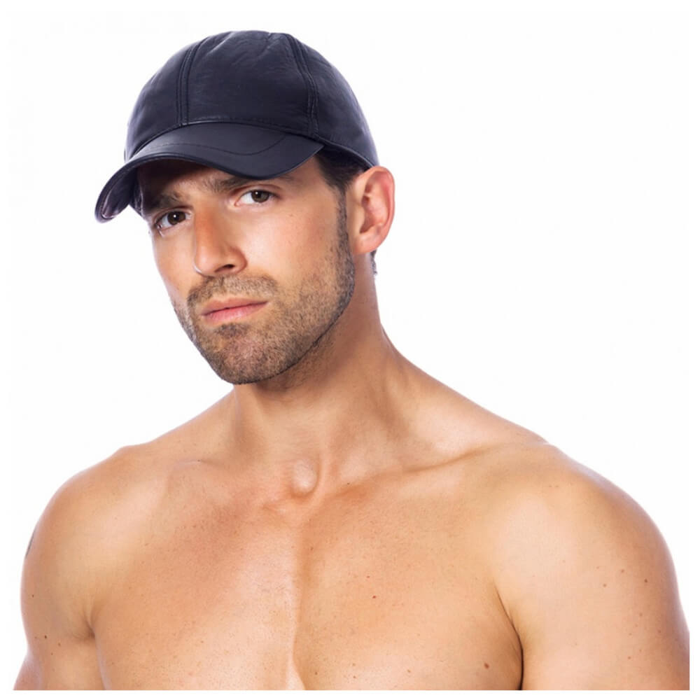 Leather Baseball Cap