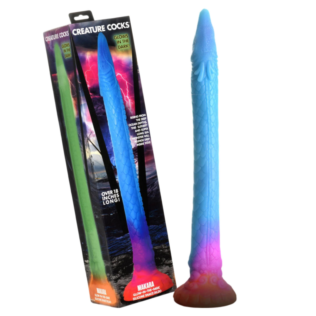 Makara Glow in the Dark Anal Alien Snake