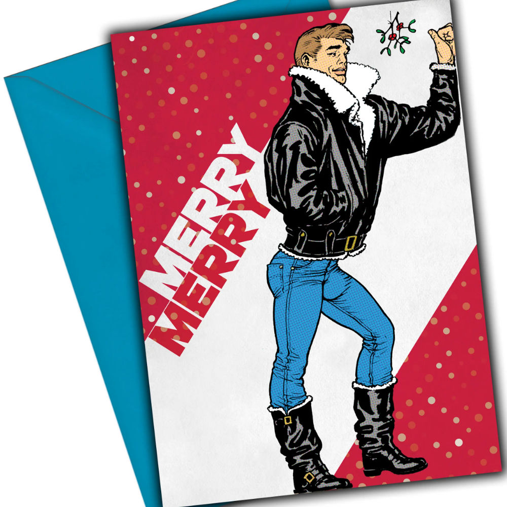Tom of Finland Christmas Card Merry Merry
