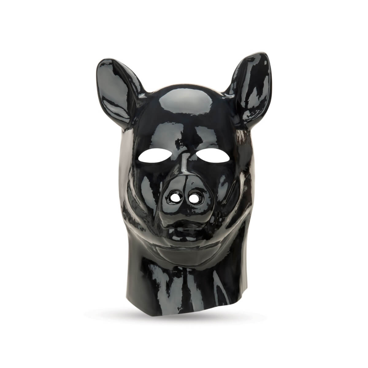 Prowler Latex Piggy Hood Black