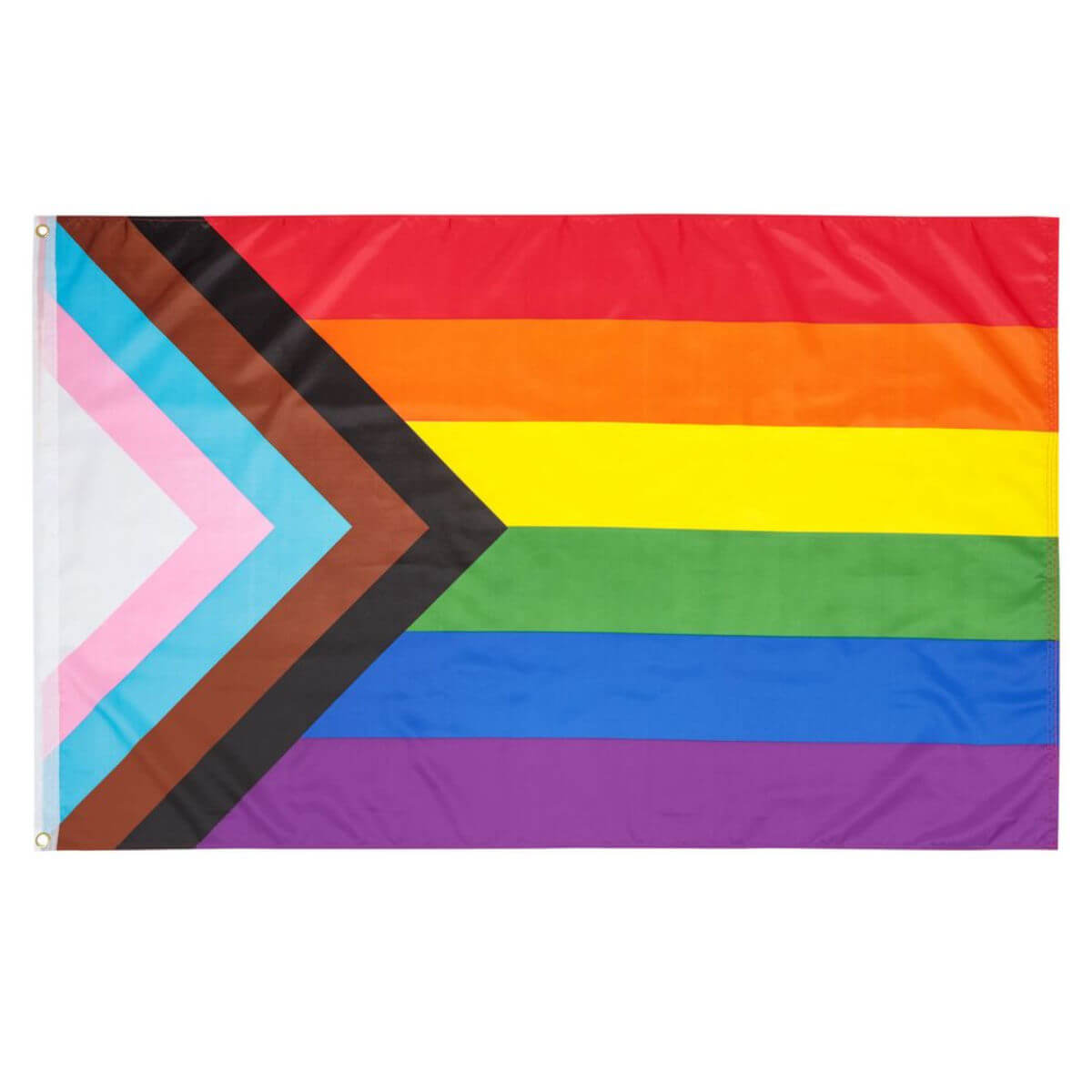 Progress Pride Flag with eyelets 90x150 cm