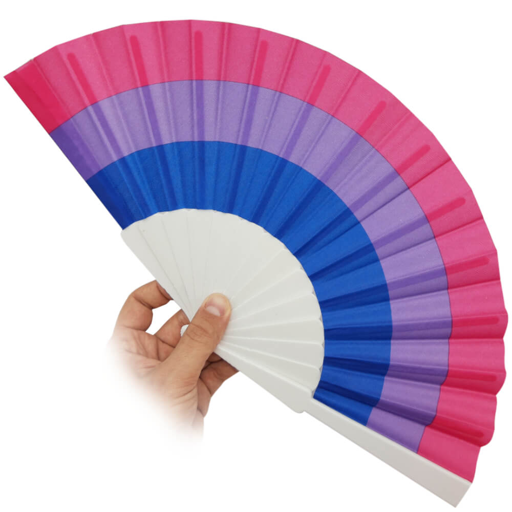 Bi Pride Hand Fan