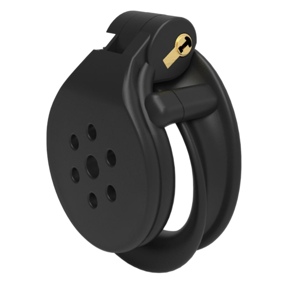 Chastity Cage Flat Zone Black 2,5 cm