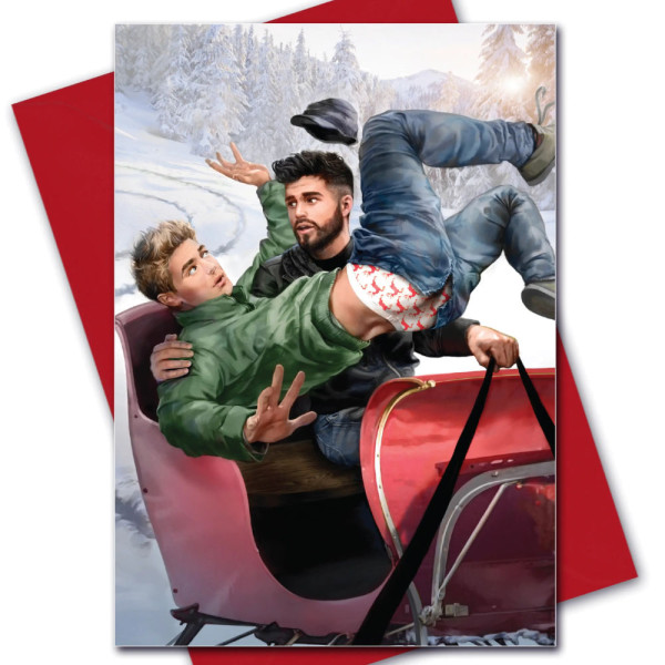 Weihnachtskarte Sleigh Ride | Tom Rockets