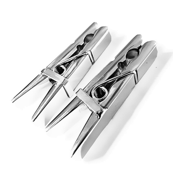 Stainless Steel Clothespins 2 pcs | Tom Rocket's