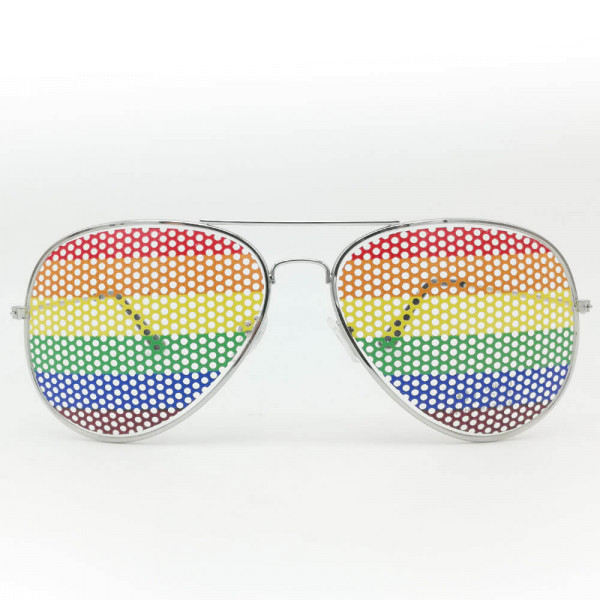 Rainbow Sunglasses Flag - Grid | Tom Rocket's