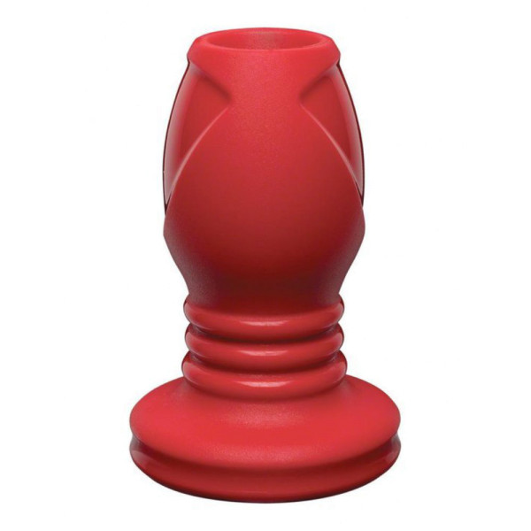 Red Hollow Silicone Plug | Tom Rocket's