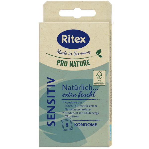 Ritex Pro Nature Sensitiv 8 Condoms | Tom Rocket's