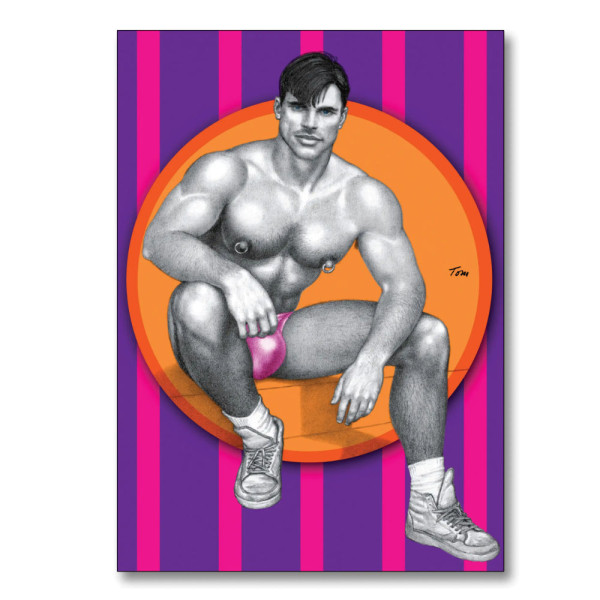 Tom of Finland Postkarte Pink Package | Tom Rockets