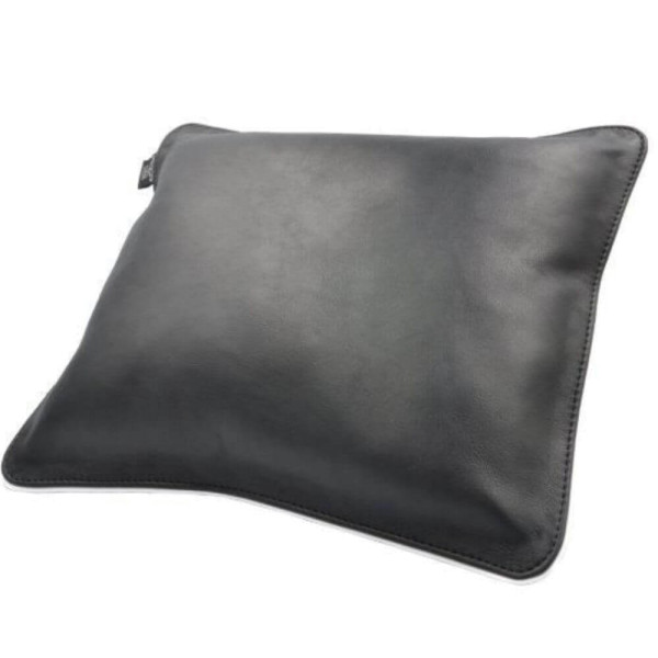 Sling leather pillow black-white | Tom Rocket's
