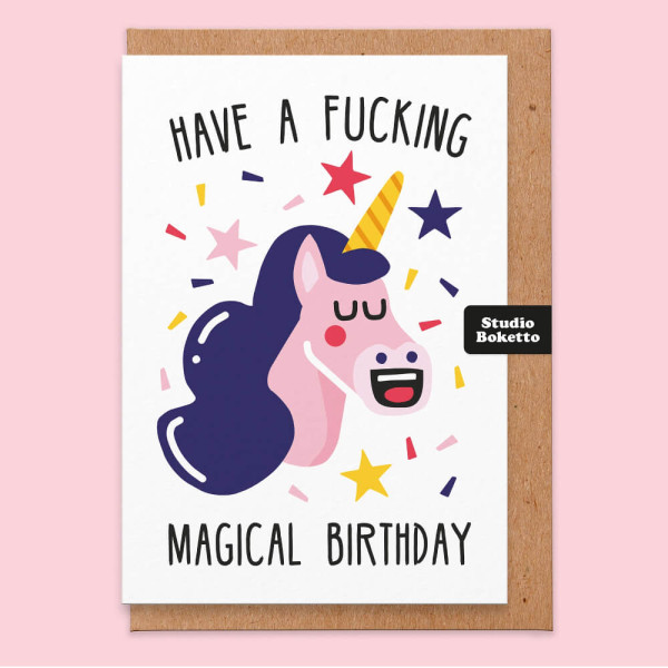 Geburtstagskarte Magical Birthday | Tom Rockets