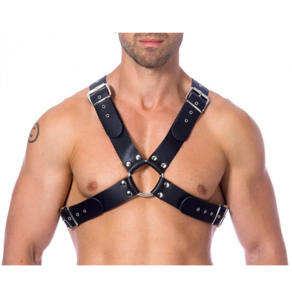 X Leather Body Harness | Tom Rockets