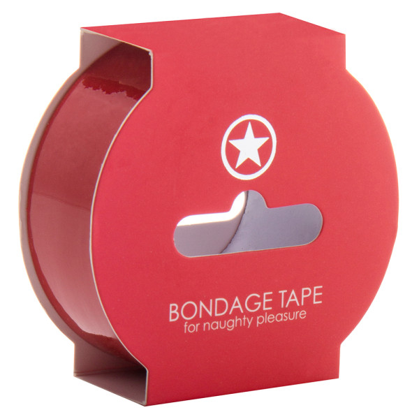 Bondage Tape Slim - rot 17m | Tom Rockets