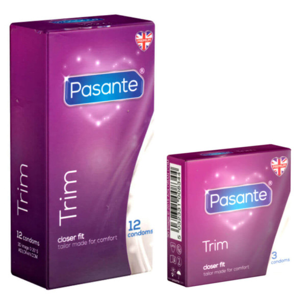 Pasante Trim Tight Fit Condoms | Tom Rockets