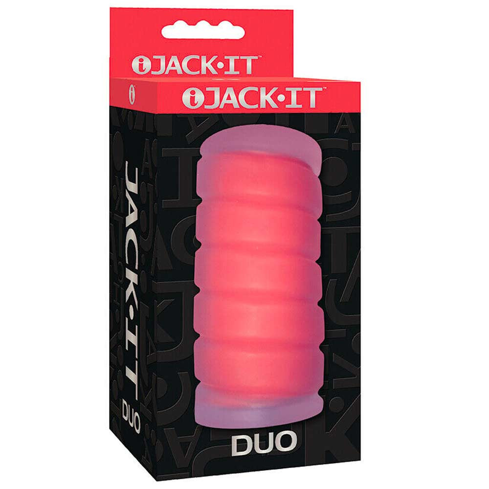 Jack-It Duo Stroker Cherry Jack-It Duo Stroker Cherry