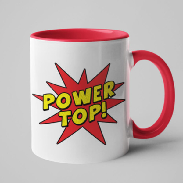 Mug Power Top Red | Tom Rocket's